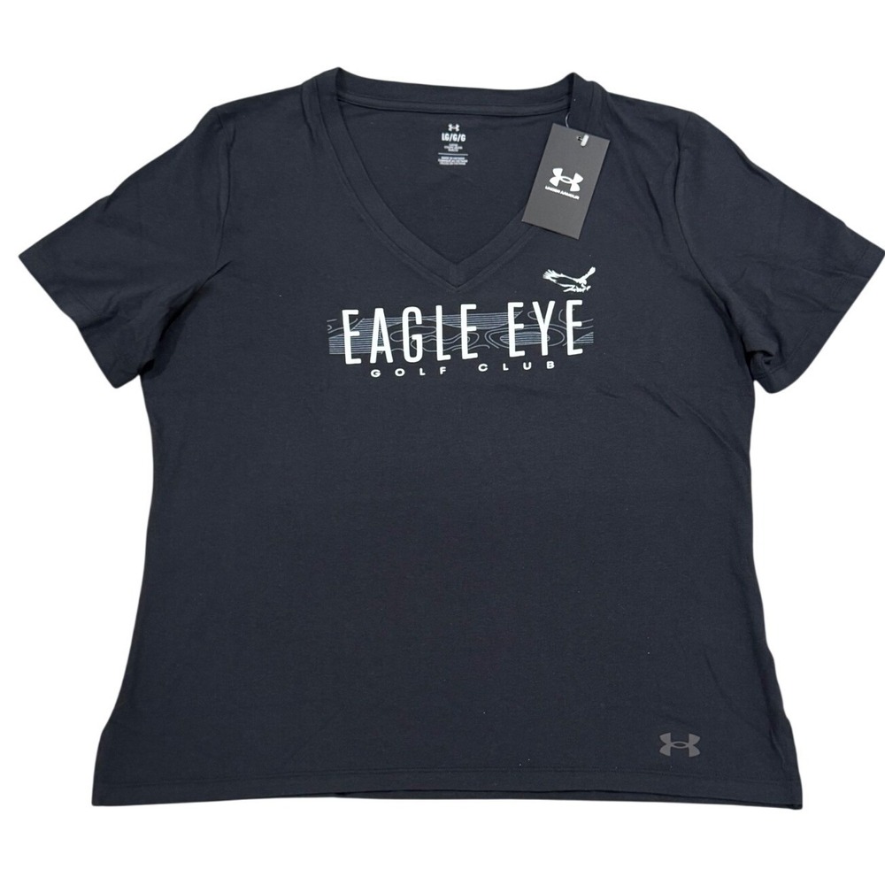 Under Armour Women's Large Eagle Eye Golf Club Polo‎ Shirt